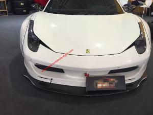 Ferrari 458 ITALIA body kit LB half carbon fiber wide  front bumper front lip rear diffuser fenders spoiler