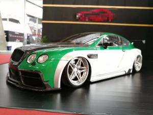 Bentley GT wide body kit front bumper after bumper side skirts fenders hood spoiler