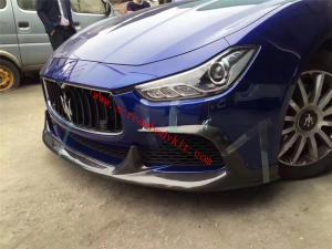 Maserati Ghibli body kit carbon fiber front lip rear diffuser side skirts spoiler