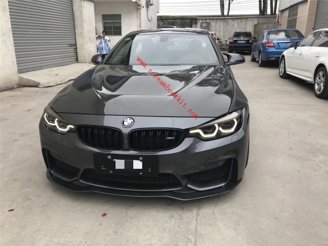 BMW M3 M4 body kit carbon fiber front lip GTS hood rear diffuser side skirts spoiler PSM